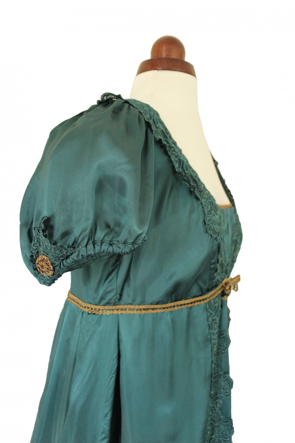 Ladies 19th Century Regency Jane Austen Evening Ball Gown Size 14 - 16 Image